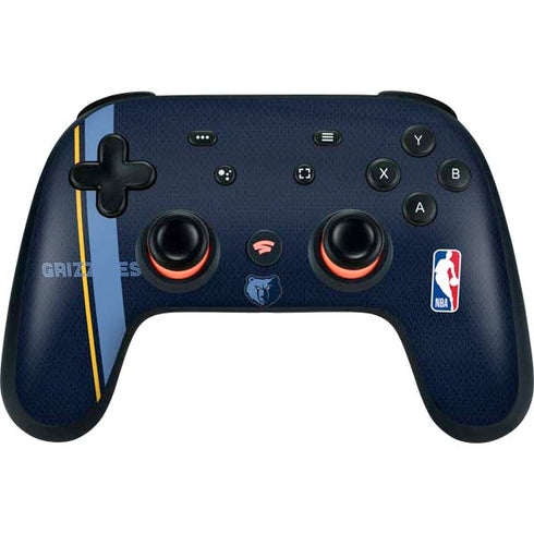 NBA Memphis Grizzlies Jersey Google Stadia Controller Skin